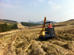 Construction of new agricultural fencing - click to enlarge