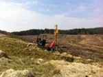 Construction of new agricultural fencing - click to enlarge